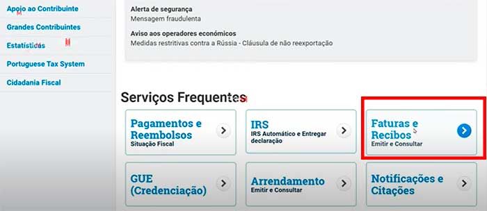 Consultar Faturas